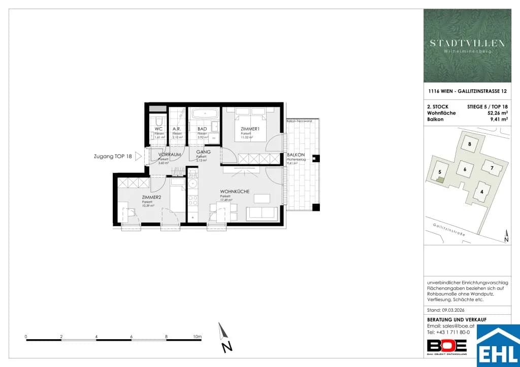 Immobilie kaufen in Wien – 52,26 m², € 385.480 – Bild 15 von 15
