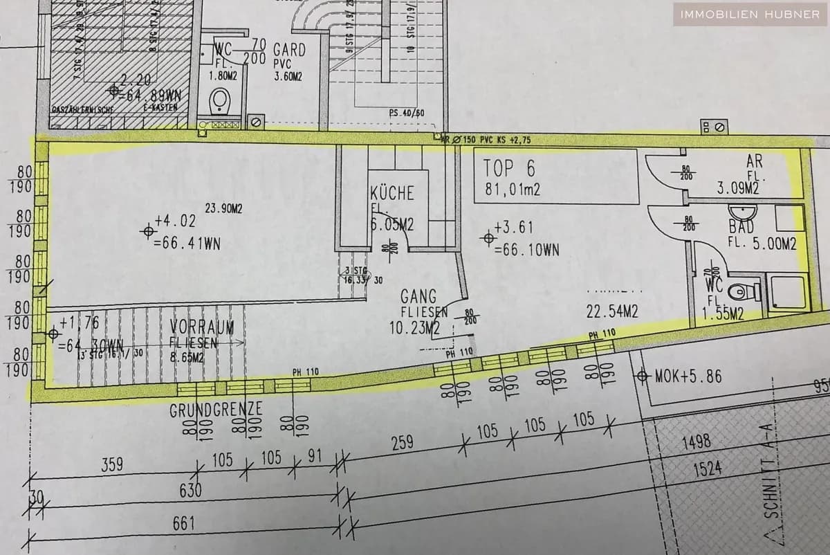 2-Zimmer-Gewerbeimmobilie mieten in Wien – 81 m², € 1.325 – Bild 20 von 23