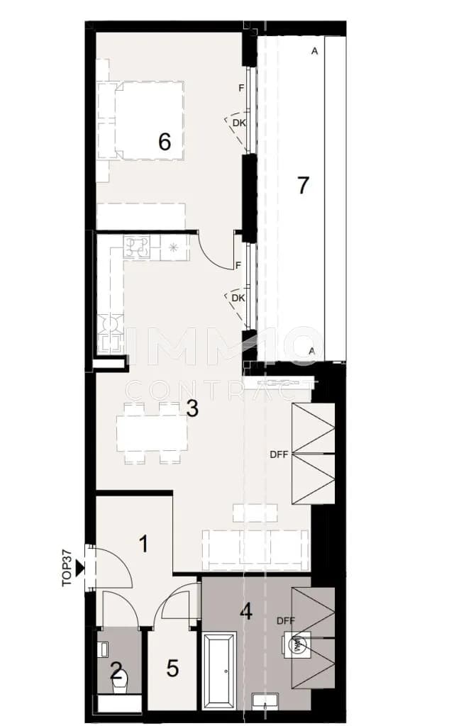 2-Zimmer-Wohnung kaufen in Wien – 68,05 m², € 450.200 – Bild 5 von 5