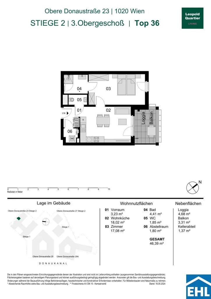 2-Zimmer-Wohnung kaufen in Wien – 46,41 m², € 528.000 – Bild 35 von 35