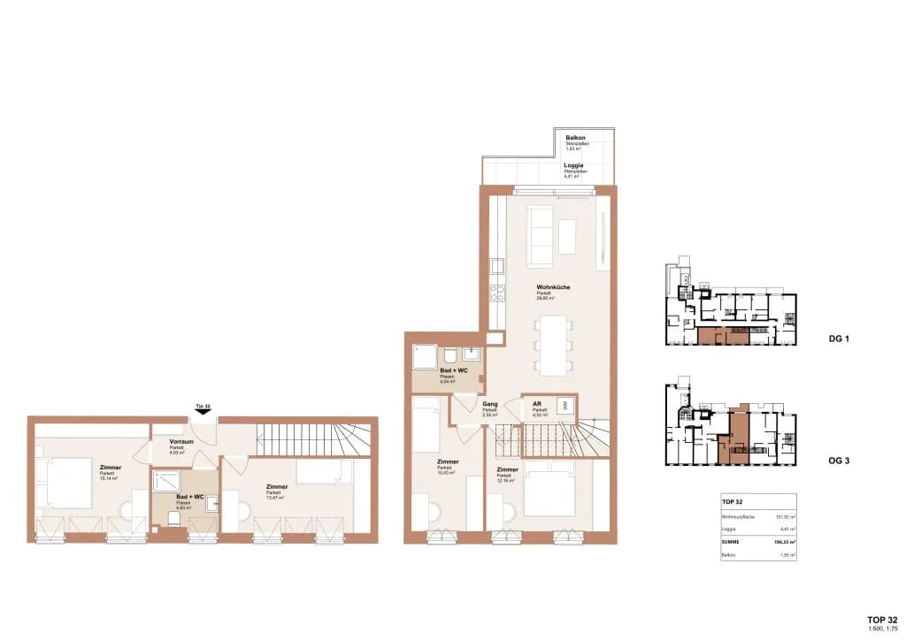 5-Zimmer-Wohnung kaufen in Wien – 106,33 m², € 749.000 – Bild 28 von 28
