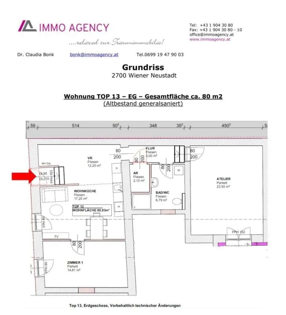 Immobilie kaufen in Wiener Neustadt – 80 m², € 242.331 – Bild 16 von 16