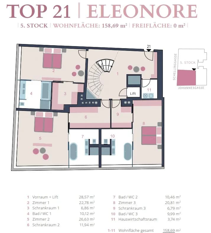 4-Zimmer-Wohnung kaufen in Wien – 328,52 m², € 7.800.000 – Bild 21 von 25