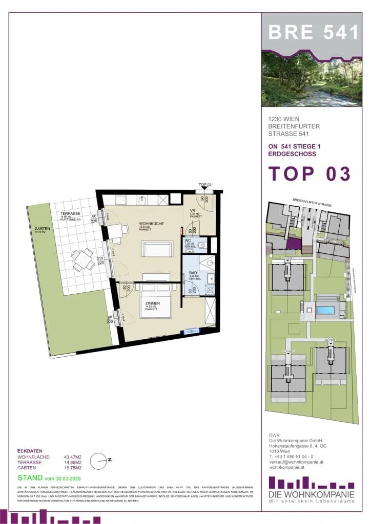 2-Zimmer-Wohnung kaufen in Wien – 42,75 m², € 267.697 – Bild 12 von 12