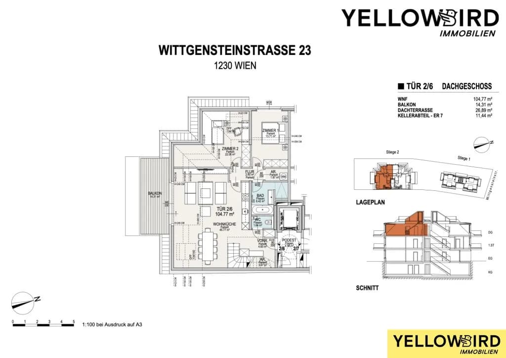 3-Zimmer-Wohnung kaufen in Wien – 104,77 m², € 934.000 – Bild 8 von 11