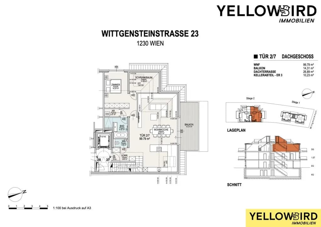 3-Zimmer-Wohnung kaufen in Wien – 99,53 m², € 934.000 – Bild 8 von 11