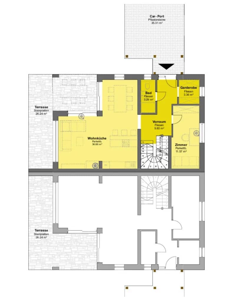 6-Zimmer-Haus kaufen in Korneuburg – 131,36 m², € 489.000 – Bild 5 von 9