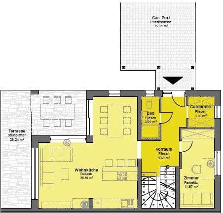 6-Zimmer-Haus kaufen in Korneuburg – 131,36 m², € 489.000 – Bild 7 von 9