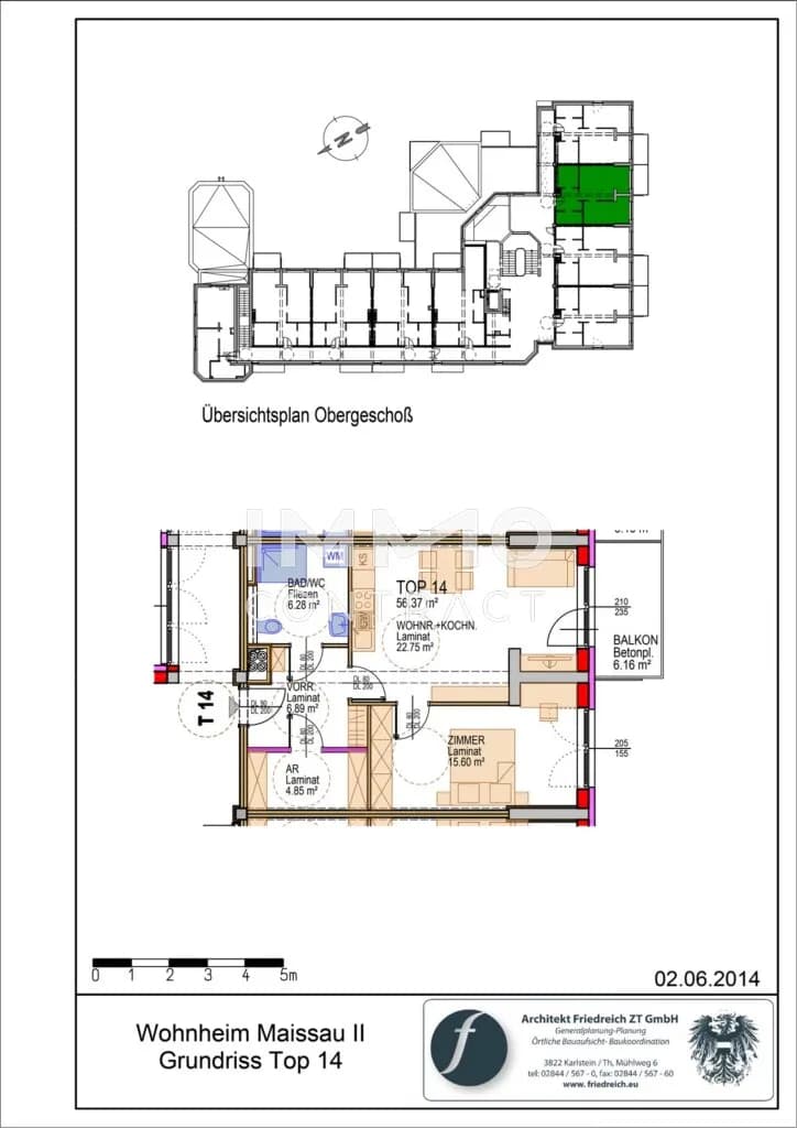 2-Zimmer-Wohnung mieten in Hollabrunn – 56,32 m², € 918 – Bild 9 von 9
