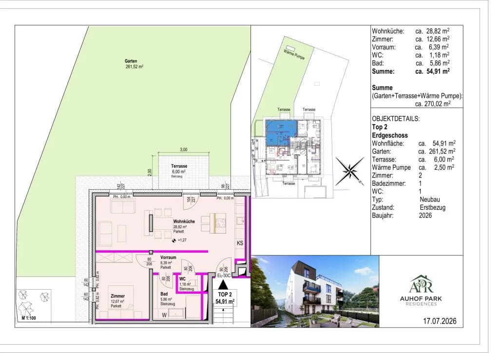 2-Zimmer-Wohnung kaufen in Wien – 54,91 m², € 548.150 – Bild 13 von 13