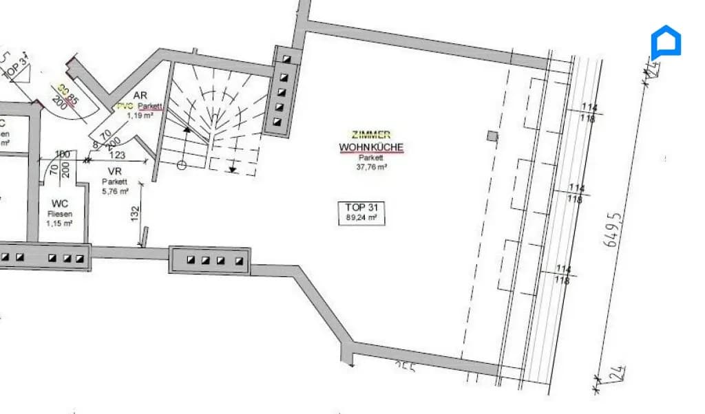 3-Zimmer-Wohnung kaufen in Wien – 89,26 m², € 468.990 – Bild 37 von 38
