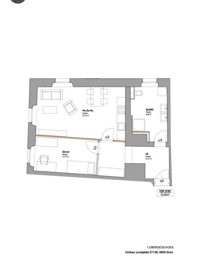 2-Zimmer-Wohnung mieten in Zell am See – 53,9 m², € 698 – Bild 2 von 2