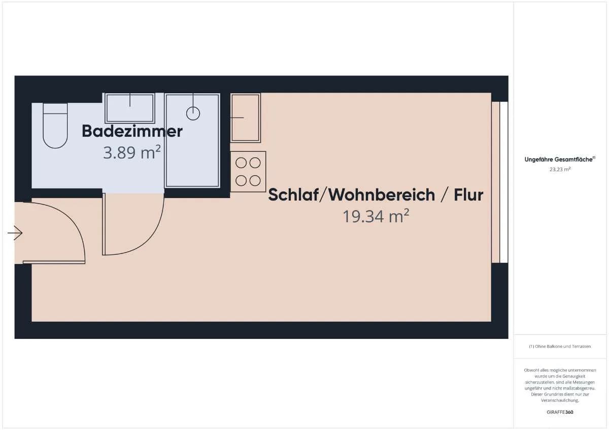 1-Zimmer-Wohnung mieten in Wien – 22 m², € 591 – Bild 16 von 16