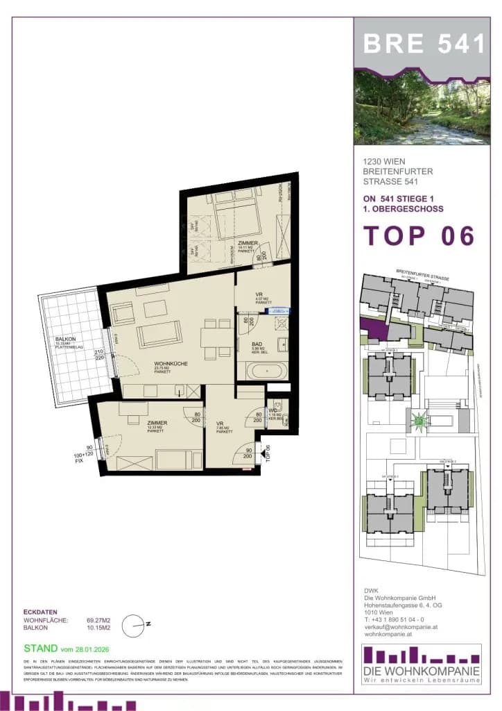 3-Zimmer-Wohnung kaufen in Wien – 63,07 m², € 411.897 – Bild 12 von 12