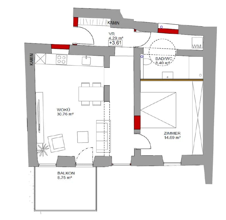 Gewerbeimmobilie kaufen in Braunau am Inn – 212,82 m², € 838.800 – Bild 9 von 10