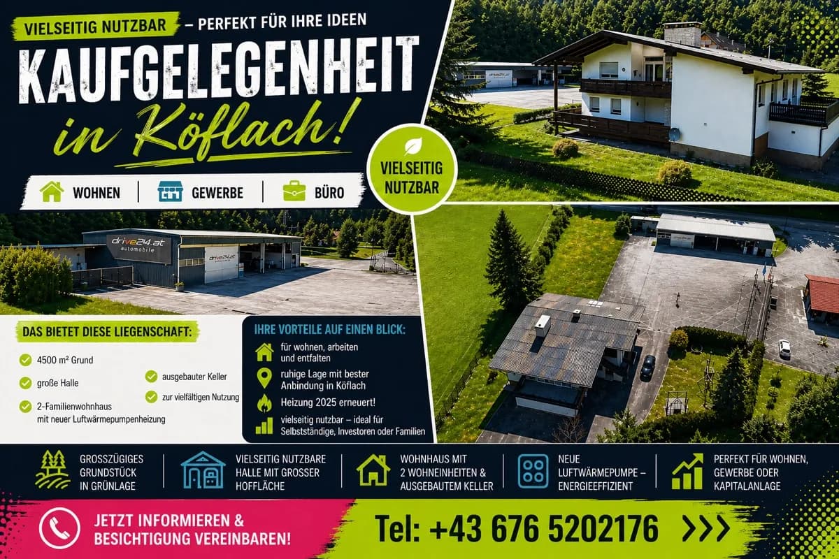 Gewerbeimmobilie kaufen in Voitsberg – 450 m², € 795.000