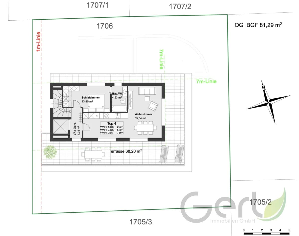 Grundstück kaufen in Salzburg Stadt – 456 m², € 1.550.000 – Bild 4 von 7