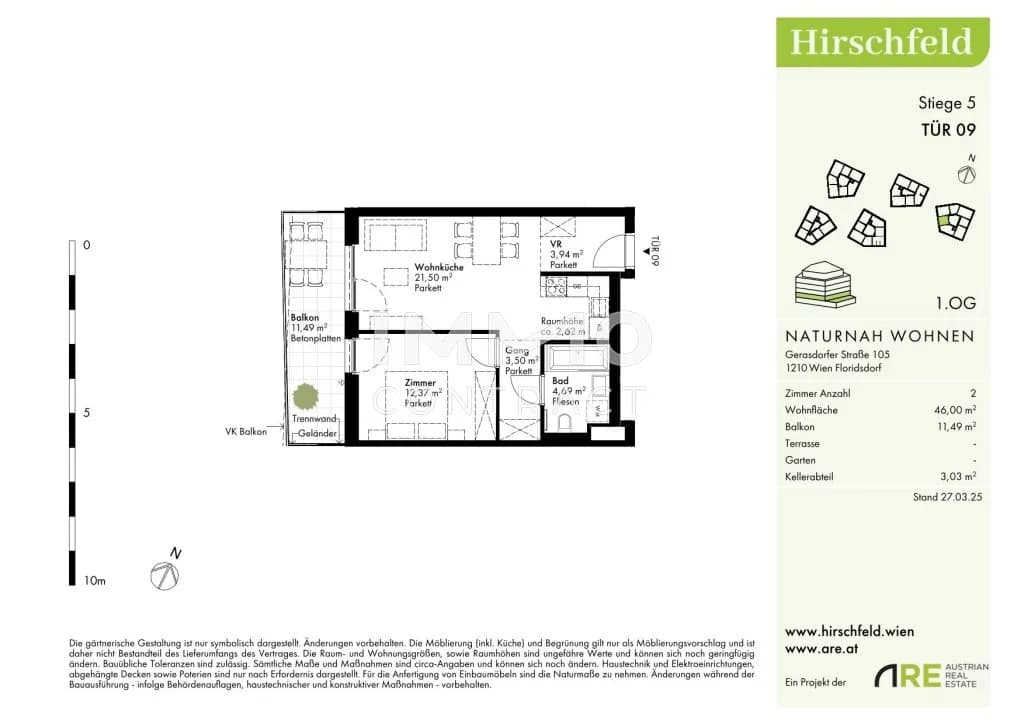 2-Zimmer-Wohnung kaufen in Wien – 46 m², € 269.000 – Bild 15 von 15