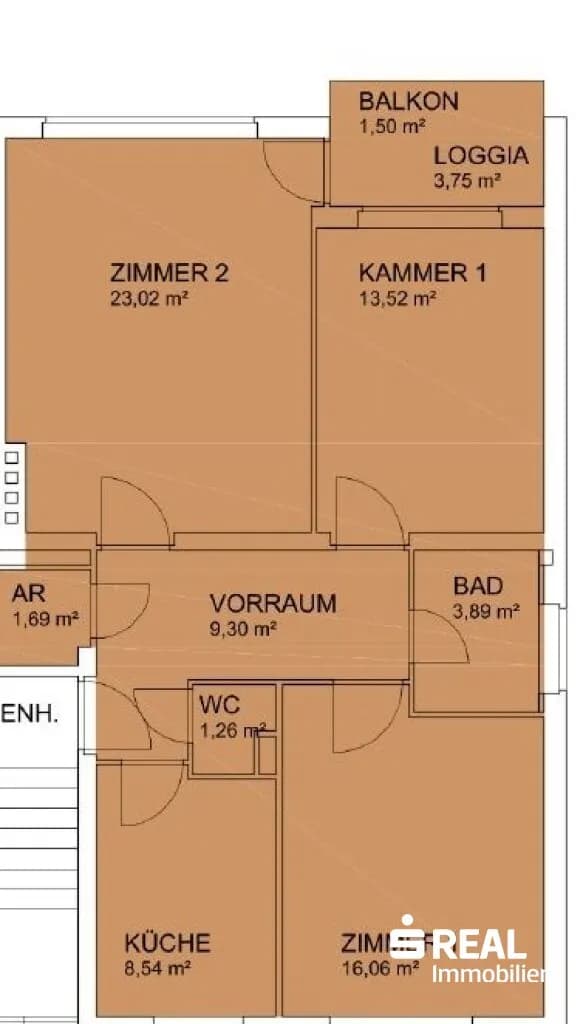 3-Zimmer-Wohnung kaufen in Feldkirch – 77,28 m², € 319.000 – Bild 14 von 17