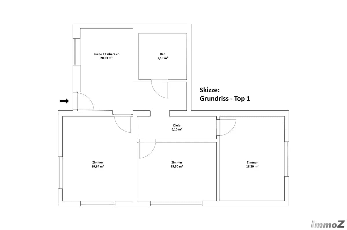 3-Zimmer-Wohnung mieten in Graz – 87 m², € 1.549 – Bild 21 von 21