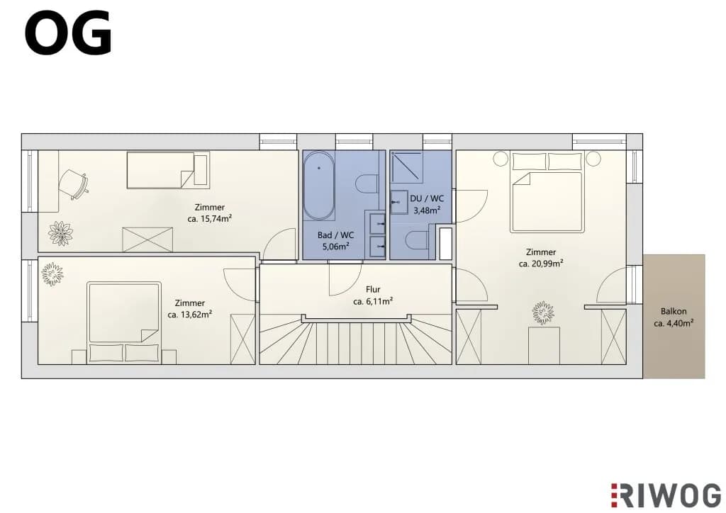 5-Zimmer-Haus kaufen in Wien – 160,27 m², € 949.000 – Bild 9 von 11