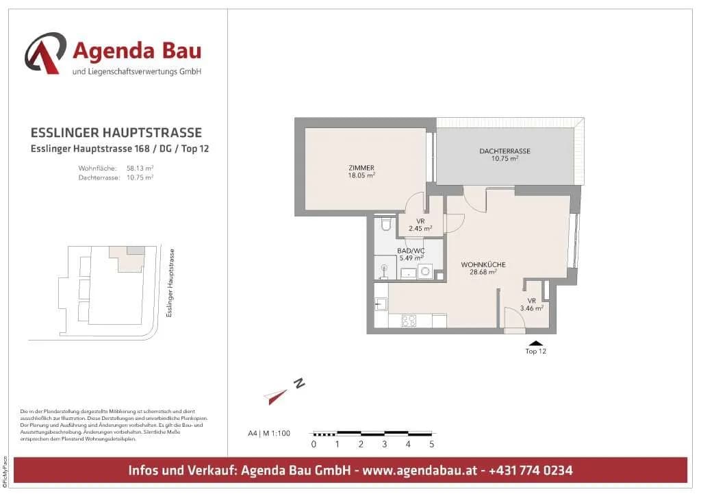2-Zimmer-Wohnung kaufen in Wien – 58 m², € 299.580 – Bild 22 von 24