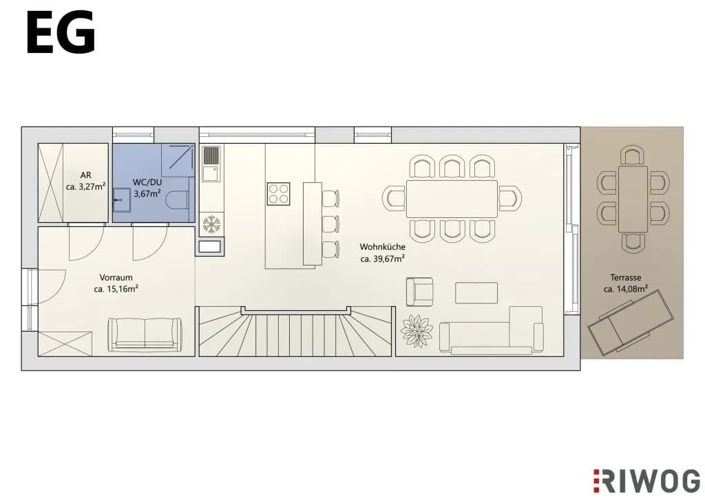 5-Zimmer-Haus kaufen in Wien – 142,91 m², € 880.000 – Bild 6 von 9