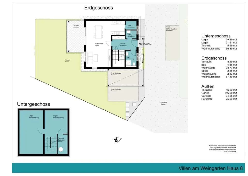 4-Zimmer-Haus kaufen in Eisenstadt - Umgebung – 114,09 m², € 529.000 – Bild 34 von 37