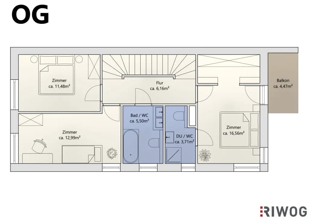 6-Zimmer-Haus kaufen in Wien – 139,46 m², € 849.000 – Bild 9 von 11