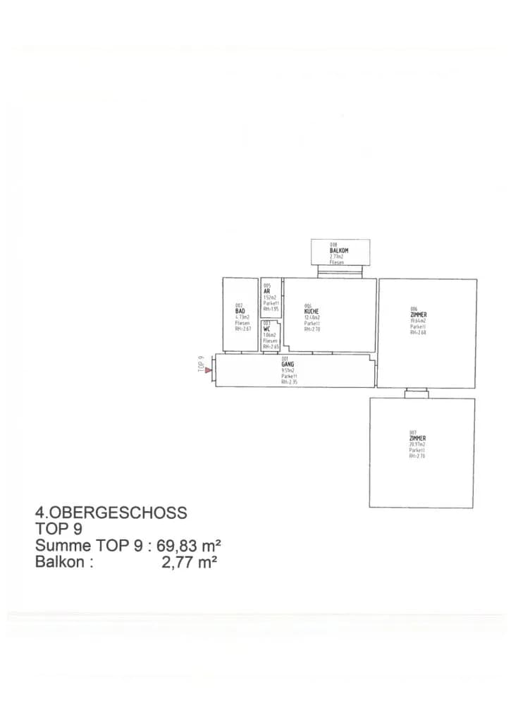 2-Zimmer-Wohnung mieten in Sankt Pölten – 70 m², € 800 – Bild 10 von 10