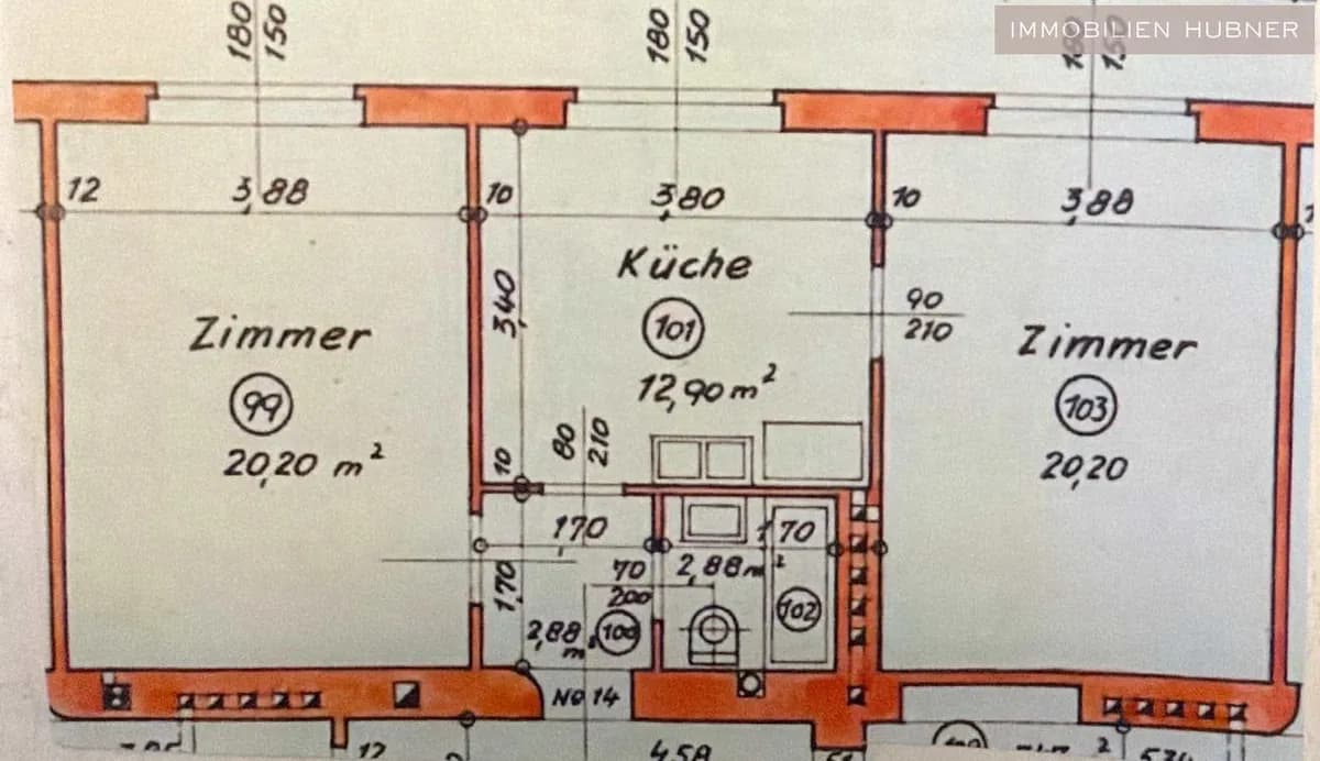 2-Zimmer-Wohnung mieten in Wien – 60 m², € 1.041 – Bild 12 von 14