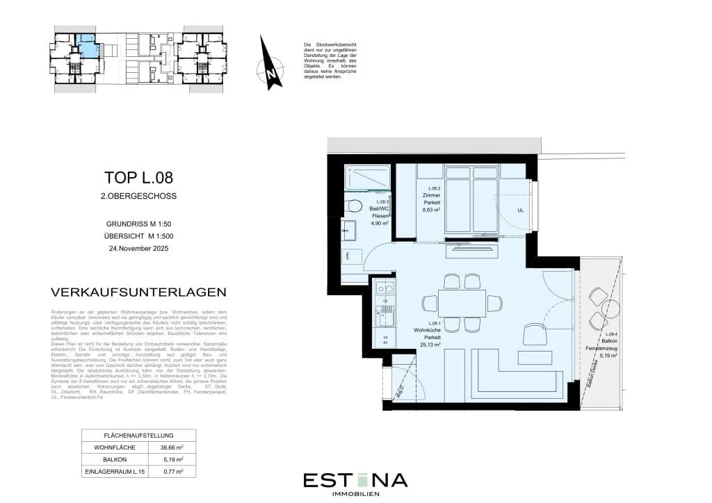 2-Zimmer-Wohnung kaufen in Wien – 38,66 m², € 244.900 – Bild 8 von 9