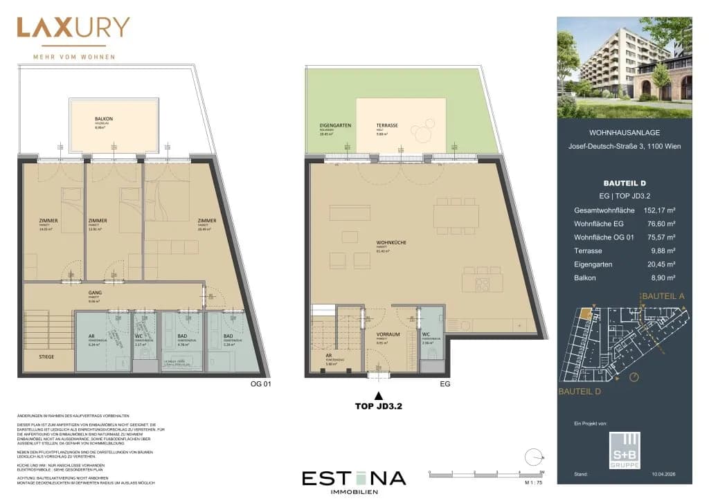 4-Zimmer-Wohnung kaufen in Wien – 152,9 m², € 879.000 – Bild 17 von 17