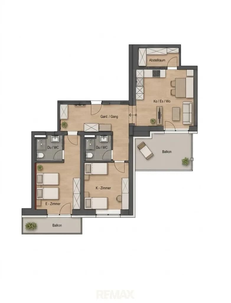 3-Zimmer-Wohnung mieten in Landeck – 79,13 m², € 1.200 – Bild 8 von 9