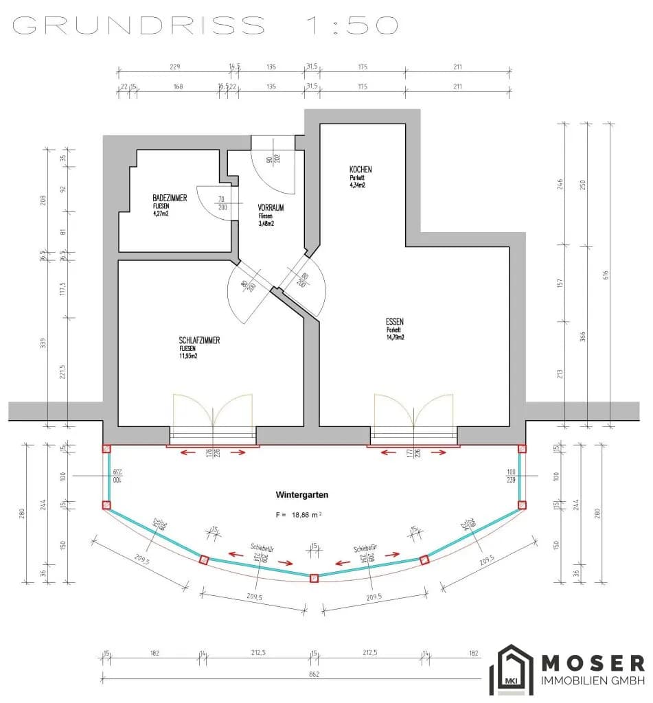 Wohnung kaufen in Villach Land – 38,81 m², € 250.000 – Bild 2 von 23