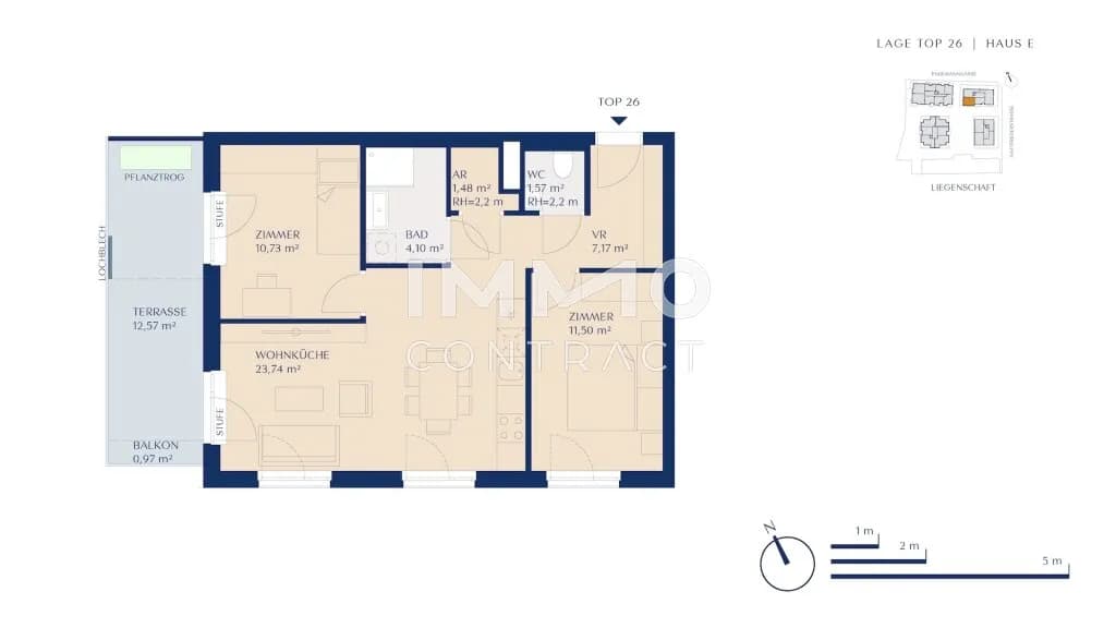 3-Zimmer-Wohnung kaufen in Wien – 60,28 m², € 425.000 – Bild 12 von 12