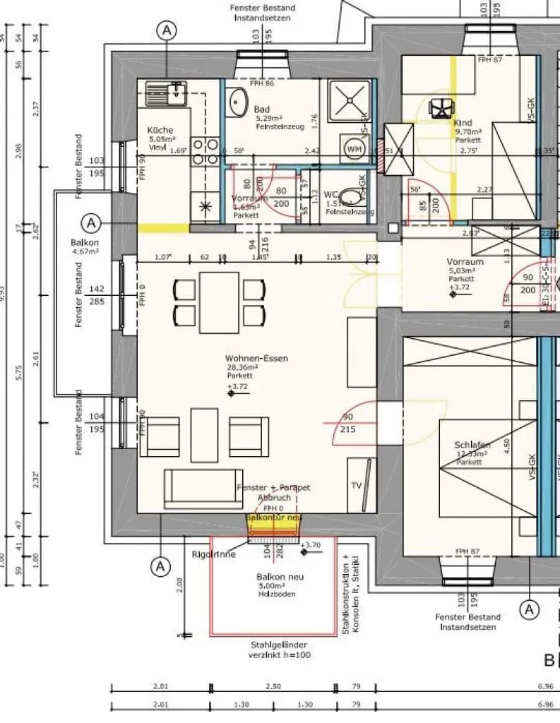 3-Zimmer-Wohnung mieten in Weiz – 68,9 m², € 829 – Bild 11 von 11