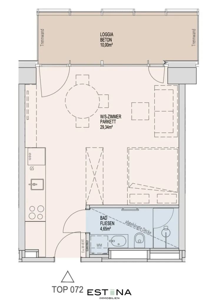 1-Zimmer-Wohnung mieten in Wien – 33,93 m², € 1.100 – Bild 17 von 17