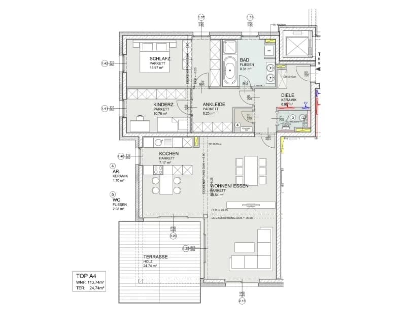 3-Zimmer-Wohnung kaufen in Villach – 114,32 m², € 700.000 – Bild 5 von 10