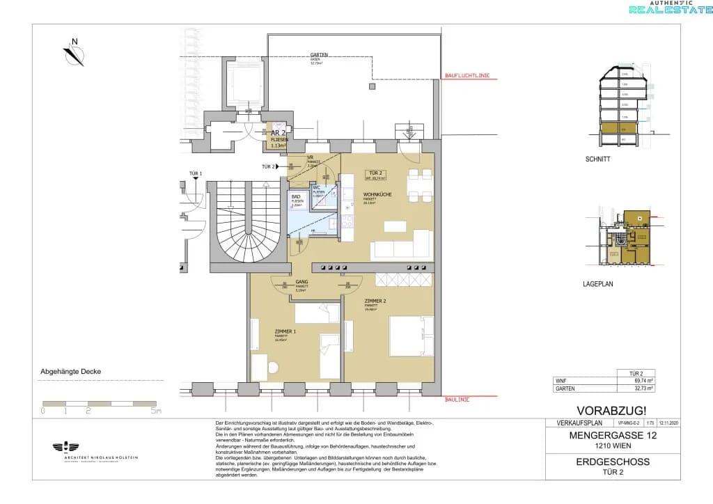 3-Zimmer-Wohnung kaufen in Wien – 69,74 m², € 359.000 – Bild 8 von 9