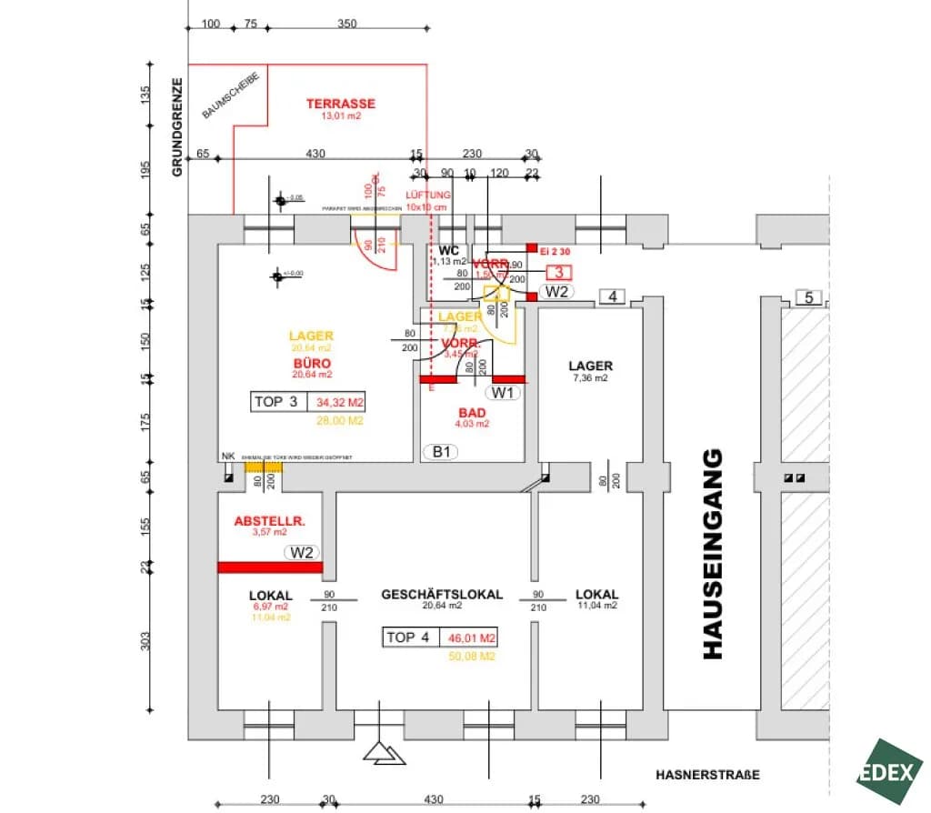 Gewerbeimmobilie mieten in Wien – 46 m², € 572 – Bild 11 von 11