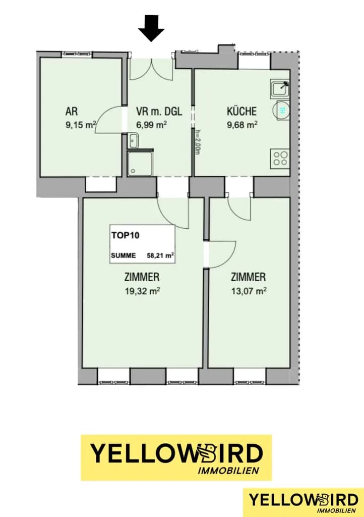 3-Zimmer-Wohnung kaufen in Wien – 60 m², € 199.000 – Bild 15 von 15