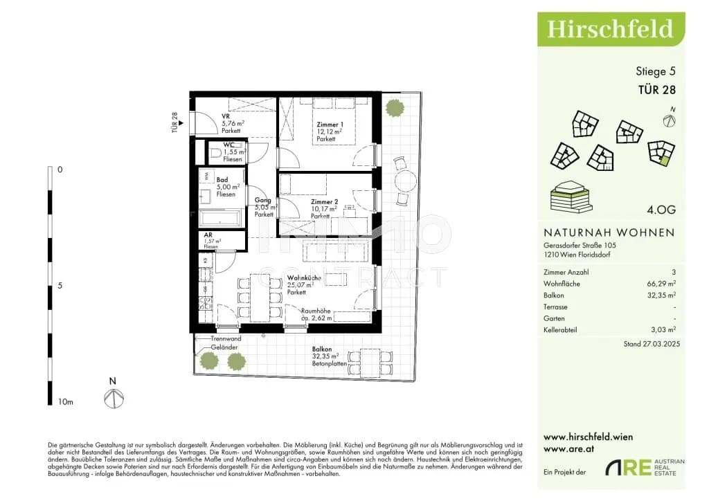 3-Zimmer-Wohnung kaufen in Wien – 66,29 m², € 417.000 – Bild 17 von 17