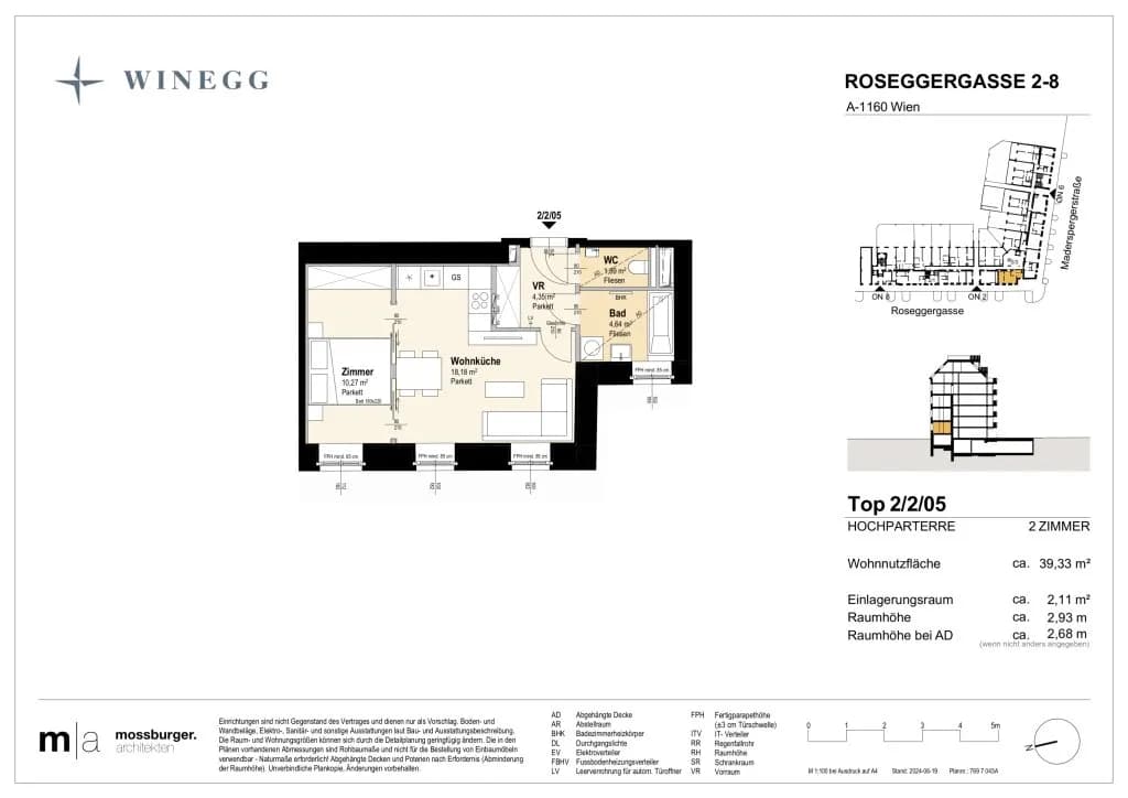 Immobilie kaufen in Wien – 39,33 m², € 224.400 – Bild 9 von 9