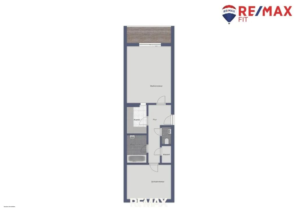 2-Zimmer-Wohnung mieten in Schärding – 59,4 m², € 619 – Bild 7 von 7