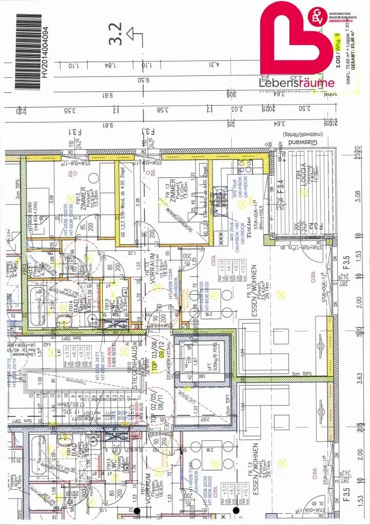 3-Zimmer-Wohnung mieten in Linz – 83,58 m², € 1.103 – Bild 6 von 6