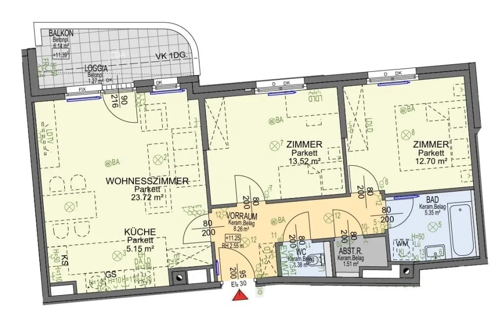 1-Zimmer-Wohnung kaufen in Wien – 71,59 m², € 309.900 – Bild 31 von 32