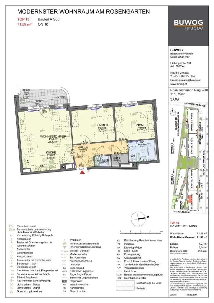 1-Zimmer-Wohnung kaufen in Wien – 71,59 m², € 309.900 – Bild 32 von 32