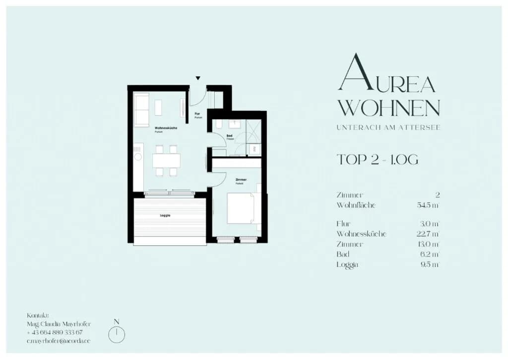 2-Zimmer-Wohnung kaufen in Vöcklabruck – 45 m², € 349.000 – Bild 26 von 26