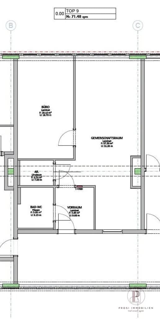 2-Zimmer-Gewerbeimmobilie mieten in Graz-Umgebung – 71 m², € 1.182 – Bild 11 von 11